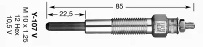 Свеча накаливания NGK 6628